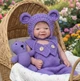 Кукла Реборн Reborn 100% литой живой силикон антистресс 47см девочка новорожденная пупс улыбка - изображение 2