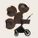 Універсальна коляска 3 в 1 Lionelo MIKA PLUS 3IN1 MOCHA MOUSSE - зображення 3