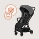 Прогулянкова коляска Lionelo JULIE AIR GREY STONE - зображення 1