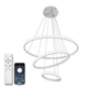 Люстра светодиодная подвесная LUMINARIA JULIE CRYSTAL 75W 3R 600х1100 WHITE/CLEAR / LED светильник (с пультом) - изображение 1