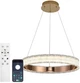 Люстра светодиодная подвесная LUMINARIA ERIKA 65W R485 GOLD / LED светильник (с пультом) - Уцінка - изображение 1