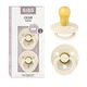 Пустушка BIBS 18+ m Latex Round(кругла) Ivory 2 шт - зображення 1
