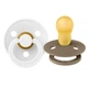 Пустушка BIBS 18+ m Colour Latex Round (кругла) – Dark Oak / White, 2 pcs - изображение 6