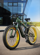 Электро велосипед мощный электрофетбайк fatbike 1000w 48v 17Ah фетбайк электровелик с большими широкими колесами для взрослых фет байк большой на широких колесах велосипеды фетбайки New Speed Хаки матовый 73473 - изображение 1