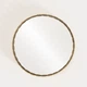 Декоративна таця Homla Grazia кругла з дзеркалом золота 31x4 см (5906496752551) - зображення 4