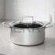 Кастрюля 4.5л нержавіюча професійна з кришкою 22х12.5см Edenberg EB-17054 - зображення 1