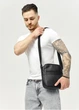 Мужская сумка мессенджер Sambag Makros черная 23 × 19 × 7 см (70278001m) - изображение 1