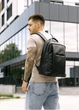 Мужской рюкзак Sambag ZARD Х черный 40 х 28 х 14 см (25428001m) - изображение 2