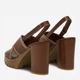 Женские босоножки кожаные G-Star Raw WFA3925-7Z 5904862929262 36 23.9 см Коричневые (5904862929309) - изображение 3
