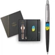 Подарунковий набір Parker JOTTER Originals UKRAINE Black CT BP Тризуб фігурний на тлі прапора (кулькова ручка + блокнот Parker) - зображення 3