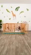 Детская деревянная кровать-манеж от Busy Wood «Оазис» с высокими бортиками, 200×90 см, Натуральное дерево+Мятный - изображение 9