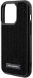 Etui Karl Lagerfeld Rhinestone Logo Metal Plate do Apple iPhone 15 Pro Black (3666339163136) - obraz 5