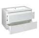 Тумба с раковиной Devit Fly 79,4x47,6x50см белый глянец (0021120W) - изображение 3