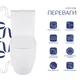 Унитаз напольный Qtap Robin New Ultra Quiet (QT13226083AW) - изображение 8