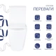 Унитаз напольный Qtap Dove Rimless (QT06228380BW) - изображение 3