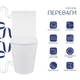 Унитаз напольный Qtap Swan Ultra Quiet (QT16222182TW) - изображение 3