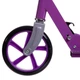 Самокат двухколесный складной с колесами 200мм Scooter 2032 Purple-Black - изображение 4