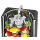 Электрошашлычница Clatronic DVG 3686 вертикальный мультигриль для шашлыка/шаурмы и курицы-гриль 6 шампуров 1400 Вт 3в1 (3686) - изображение 3