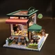 3D Румбокс DIY DollHouse "Coffee Time" кафе+ Пылезащитный купол C006Z - изображение 7