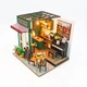 3D Румбокс DIY House «Парижская кофейня»+ Пылезащитный купол (PC2311Z) - изображение 4