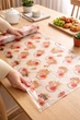 Прозоре захисне покриття для столу Prestige 60×100 см ПВХ з лазерним декором «Royal Floral Gold» (085A) - зображення 7