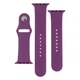 Ремінець для Apple Watch Band Silicone Two-Piece 42/44/45/49 mm 43.Grape - изображение 1