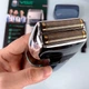 Электробритва V-350 5 Вт 7500 об/мин USB серебристая с двумя насадками для бритья бороды и головы - изображение 7