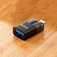 Адаптер Lightning USB Hoco UA36 OTG 480Mbps чорний алюмінієвий 34x10x17мм для підключення пристроїв - зображення 6