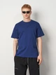 Футболка хлопковая длинная мужская Puma Essentials Foundation 69291249 L Blue Jewel (4069161744044) - изображение 1