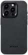 Чохол протиударний Pitaka Military Grade MagSafe MagEz Pro 4 для iPhone 15 Pro Max 600D Black/Grey KI1501PMPA - изображение 1