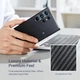 Чехол Pitaka MagEZ MagSafe Case 3 1500D для Samsung Galaxy S23 Ultra (S918) Twill Black/Grey KS2301U - изображение 9