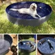 Сложный бассейн для собак и домашних животных 100×30 см Purlov 20929 противоскользящий ПВХ, портативный - изображение 8