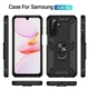 Чехол Shield для Samsung Galaxy A26 5G / A266 бампер противоударный с подставкой кольцом Black - изображение 6