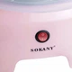 Аппарат для сладкой ваты 500 Вт диаметр 30см для дома розовый модель Sokany - изображение 7
