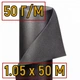 Агроволокно AgroStar 50 г/м² 1.05 х 50 м чорне, для мульчування полуниці - зображення 1