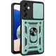 Протиударний чохол Armor Ring + захиcт камери для Samsung Galaxy M34 (M346) case Simon зелений - зображення 1