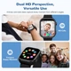 Дитячий смарт-годинник NAIXUES 4G GPS Dual Camera IP68 Black - зображення 6