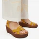 Женские босоножки кожаные Lasocki WI16-NYASA-03 5906751014288 40 26.2 см Желтые (5906751014363) - изображение 2