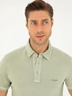 Поло длинное мужское Pierre Cardin G021SZ011-000-1857618(Cogla) M Зеленое (8683857332112) - изображение 4