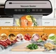 Вакууматор HZ Сенсорный 100 Вт вакуумный упаковщик продуктов черный (IOO) - изображение 3