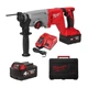 Перфоратор аккумуляторный бесщеточный SDS-PLUS MILWAUKEE, M18 BLHACD26-402X, 2,6Дж (зарядное устройство М12-18 С, 2 аккумулятора - изображение 2