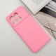 Чехол TPU GETMAN Liquid Silk Full Camera для Xiaomi Poco X6 Pro Розовый / Pink - изображение 2