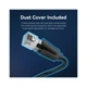 Патч-корд 5м, S/FTP cat 8 RJ-45 black Vention (IKKBJ) - изображение 7