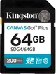 Карта памяти Kingston SD 64GB C10 UHS-I U3 V30 R200MB/s (647840) - изображение 1