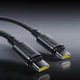 USB кабель на 100W Type-C на Type-C Baseus New Braided (1m, 100W). Black - зображення 2
