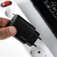 Мережевий зарядний пристрій Proove Silicone Power 2 30W (Type-C + USB) Black (643680001) - зображення 2