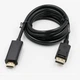 Кабель адаптер Displayport на HDMI, перехідник DP в HDTV 4K для MacBook ноутбука/ПК, що підключається до телевізора, монітора (Dp to HDMI 1.8m) - зображення 2