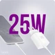 Сетевое зарядное устройство Make 25W&nbsp;GaN PD White (MCW-2511WH) - изображение 2
