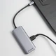 USB-хаб Proove Iron Link 6-в-1 2xUSB-A 3.0 + SD/TF + RJ45 + HDMI Silver (546910012) - зображення 5
