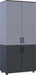 Шкаф для одежды Doros Торн 2 ДСП (полки) 90х51.6х200 см Антрацит/Серый (44900472) - изображение 6